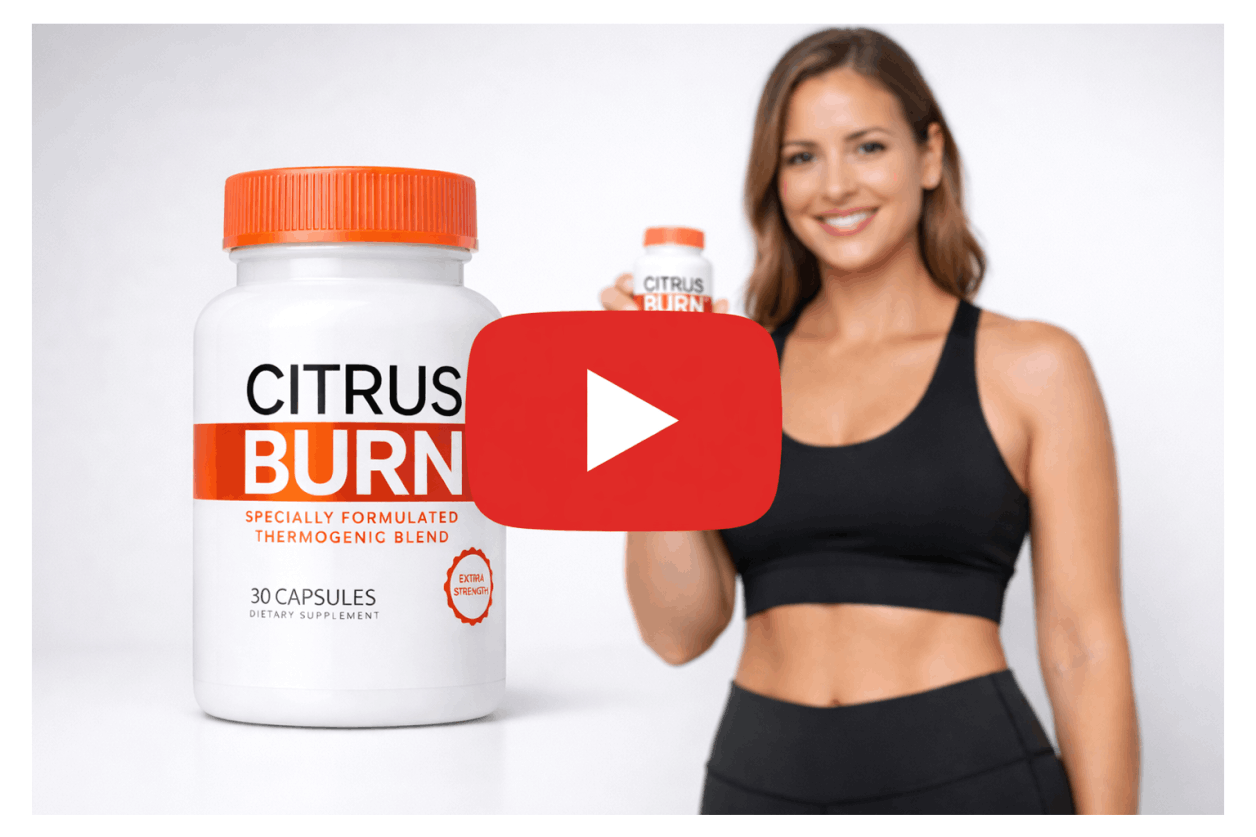 CitrusBurn citrus-based metabolism support supplement bottle